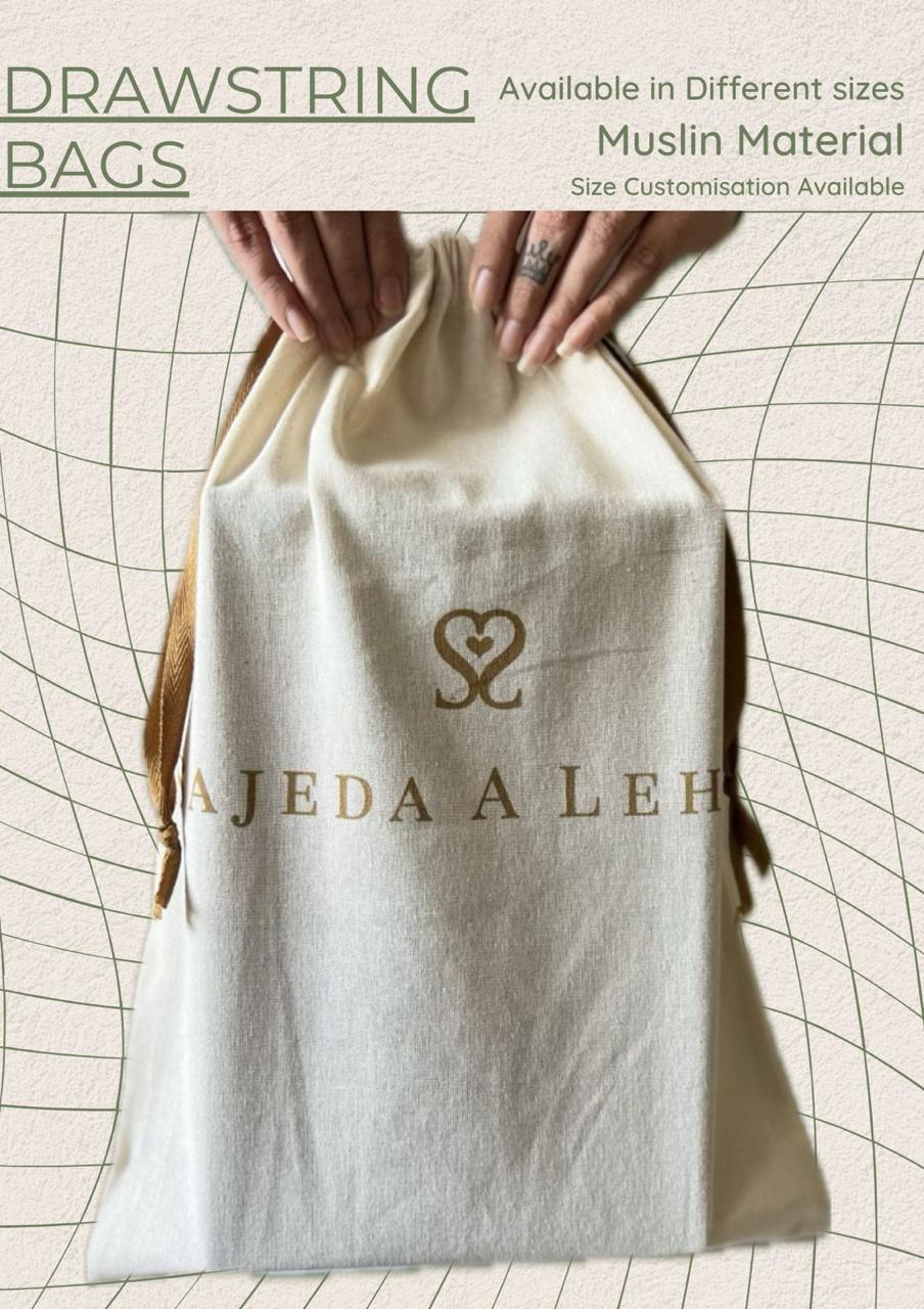 Muslin Drawstring Bags